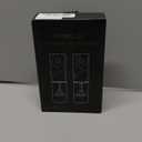 FORLIM Electric Salt and Pepper Grinder Set, USB Rechargeable, Automatic Salt Pepper Mill Grinder with Dust Cover, One-Button Control, Adjustable Coarseness, Warm LED Light (2 Packs, Black&White)