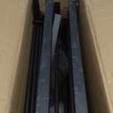 5 Gallon Water Jug Holder Stand with Wheels, 5 Gallon Water Jug Dispenser Stand 4-Tier with Wood Table Top, Water Bottle Holder 3 Bottles for Kitchen Office Garage (Rustic Brown and Black)