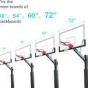 PROGOAL Universal UV-Resistant Basketball Backboard Padding Fits All Basketball Systems Indoor Outdoor