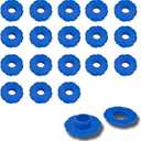 ORXPLUS Tools Durable Plastic Snap Grommets Ideal for Tarps, Banners, and DIY Projects, 18-pcs