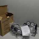 TAILI Powerful Suction Cup Corner Shower Caddy 2 Pack, Stainless Steel Rustproof Shower Shelf with Hook, Drill-free Wall Mounted Basket, Large Capacity Removable Suction Cup Bathroom Organizer, Black