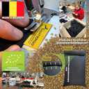 Mouse pad Wrist Rest - Ergonomic Palm Support Made of Organic Millet Chaff, Anti-tendonitis Problem for Computer Mouse, Relieve Wrists, Cushion Support in Gray