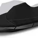 Jet Ski Cover VINPATIO 600D Trailerable Jetski Cover, Heavy Duty 100% Waterproof and UV Protection PWC Cover, 96"-101" L