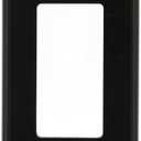 Leviton 80401-NE 1-Gang Decora/GFCI Device Wallplate, Standard Size, Thermoplastic Nylon, Device Mount, Black