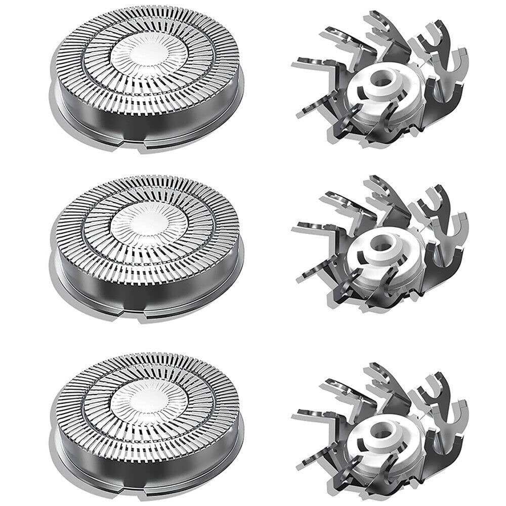 SH50/52 Replacement Heads Set of 3 Shaver Shaving-PlanetTM Blades for Philips Norelco Compatible Electric Shaver Series 5000 HQ8 HQ9 (3 Count (Pack of 1))