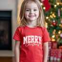 Boys Christmas Shirt for Kids Girls Toddler Ugly Funny Xmas T-Shirt Short Sleeve Cotton Tee Top 2-8 Years (Red)