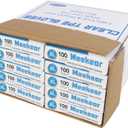 Meekear 1000 PCS TPE Disposable Gloves, X-Large Clear Latex-free & Powder-Free Food Safe Cleaning One-time-use Gloves, X-Large, 4 Mil