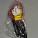 Anaeat Silicone Whisk, Thick Stainless Steel Wire Inner - Heat Resistant Kitchen Whisks for Non-Stick Cookware, Balloon Egg Beater for Whisking, Blending, Beating, Frothing & Stirring (Red) (9+11+12 inch, 3 Pcs Red)