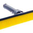 18" Swimming Pool Cleaning Brush with Curved Edge Design - Heavy-Duty Bristles for Inground/Above Ground Pools -Compatible with Standard Telescopic Poles (Pole Sold Separately)