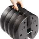 ABCCANOPY Easy Canopy Weights with Lock Design for Wind Resistance, No Sliding, Stably Secure Tents, Canopies, and Umbrellas at Outdoor Events, 4Pack (29LB)