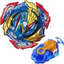 Konikiwa Bey Battling String Launcher, B-193 Ultimate Valkyrie Battle Top Burst Set, Left and Right Spin DB Launcher Compatible with All Bey Burst Series - Blue