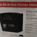 Gourmia Air Fryer - 14 Qt All-in-One Oven with Rotisserie, Digital Display with 12 Presets, Roast, Bake, Broil, Dehydrate, Dishwasher Safe Accessories, Black