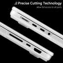 DONGKE Case for M5 MacBook Pro 14 inch 2025 2024-2021 M4 M3 M2 M1 A3434 A3112 A3401 A3185 A2918 A2992 A2779 A2442 Pro/Max with Retina XDR & Touch ID, Slim Protective Hard Shell Cover - Clear