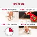 Nature's Miracle Advanced Cat Stain and Odor Eliminator Spray, Severe Mess Enzymatic Formula, 32 fl oz