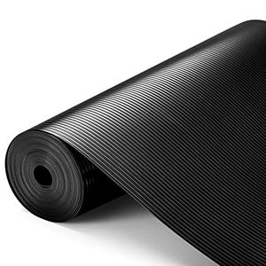 Glotoch Shelf Liner 17.5" x 30 ft. - Non Adhesive Refrigerator, Kitchen, Drawer Liners, Waterproof and Durable Fridge Table Place Mats for Cupboard, Cabinet, Drawer Liner, Black