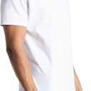 Fruit of The Loom Men's V-Neck Undershirts, Moisture Wicking & Tag Free, (White, XL)