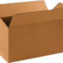 PARTNERS BRAND 16 x 8 x 8 Corrugated Cardboard Boxes, Long 16"L x 8"W x 8"H, Pack of 25 | Shipping, Packaging, Moving, Storage Box for Home or Business, Strong Wholesale Bulk Boxes