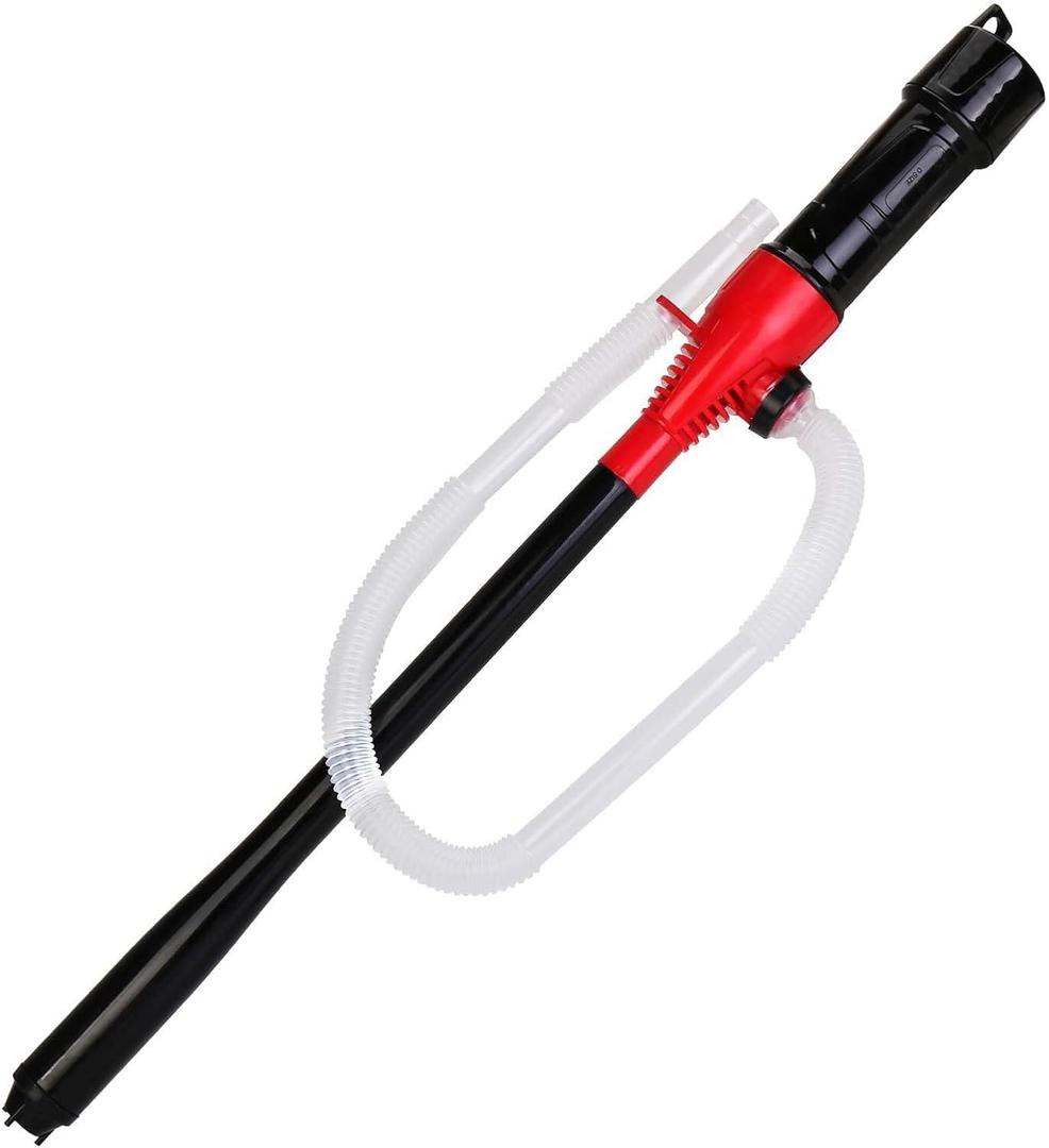 Portable Power Battery Pump, Electric Fuel Transfer Pump HandHeld Water Transfer Pump,2.2 Gallons per Min, siphon pump for Fuel Water Gas Fish Tank