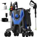 5000PSI PowerWasher with 4 Quick Connect Nozzles, Foam Cannon for Car, Lane, Patio Cleaning