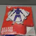 Morph Deluxe Boys Ninja Costume With Ninjas Toy Swords Accessory, Kids Ninja Costumes, Boy Halloween Costume (M, Blue)