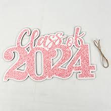 Class of 2024 Banner Graduation Decorations Congratulations on High School and College Graduation, Classroom Celebrations, Glitter Banners, Family Class Party Walls Decorations