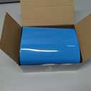 Yeaqee 50 Pcs Christmas Wine Bottle Gift Bags with Gold Bow Ribbons Metallic Wine Bags Gift Wrap for Holiday Party Favor, 18 x 6 Inch(Blue)