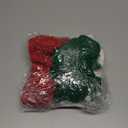 Hungdao 12 Pcs Christmas Stockings Mini Knitted Xmas Stockings Bulk 8.3 Inch Rustic Socks Double Sided Fireplace Hanging Vintage Stockings for Family Christmas Decorations(Red, Green, White)