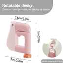 2 x Portable Duck Shaped Detachable Non-Slip Folding Table Hook – No-Drill Purse Hanger & Bag Clamp for School/Office Desk Storage & Organization