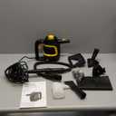 McCulloch MC1230 Handheld Steam Cleaner, 10 Minute Runtime, 11 Accessories: Jet Nozzle, Brushes, & More - Built for Home, Tile, Grout, Carpet, Furniture, & Personal Car Detailing