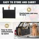 Extra Wide Dog Stairs for Car - Foldable Dog Ramps for Large Dogs with Non Slip Surface, Portable Dog Steps for Cars and SUV, Truck, Support Up to 250 Lbs