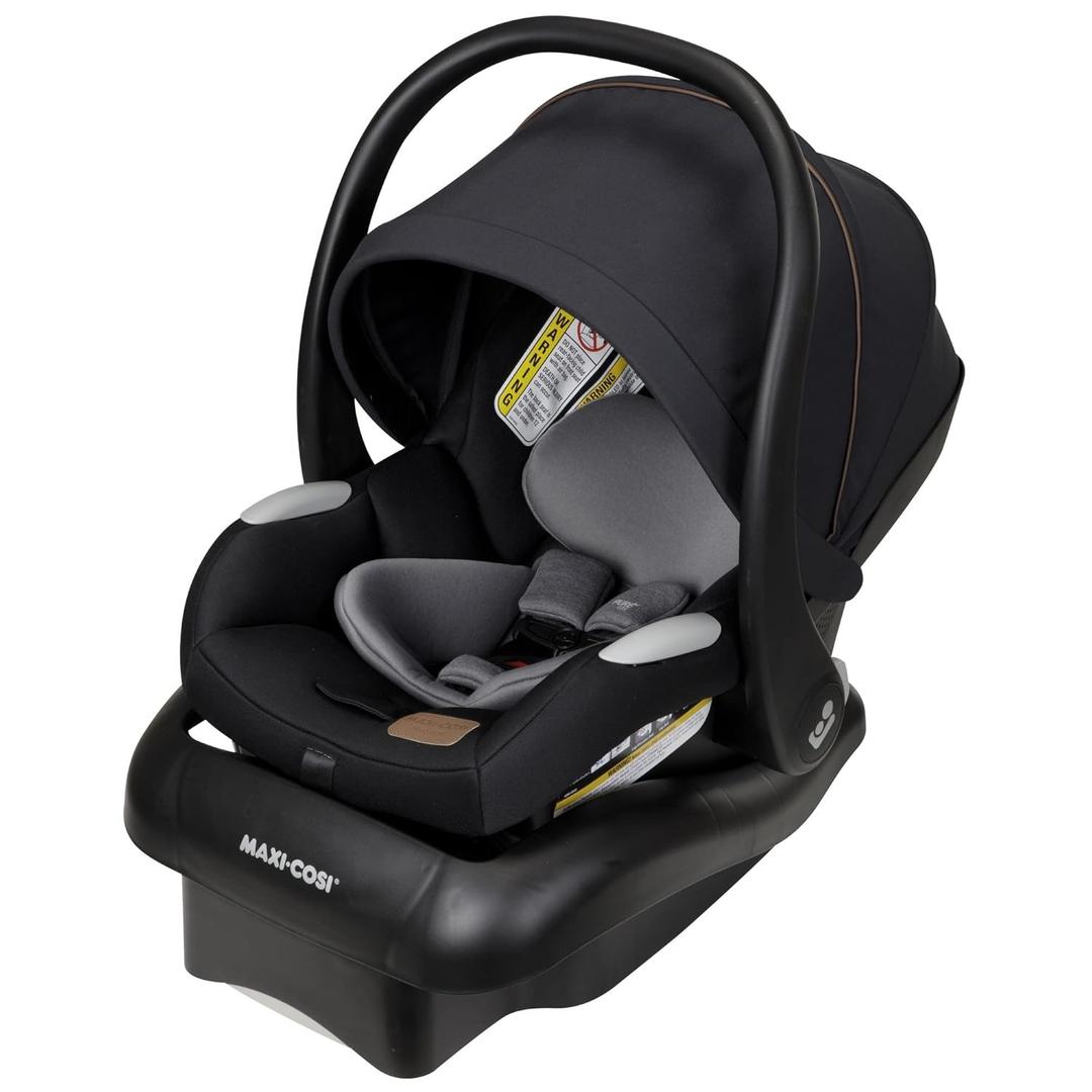 Maxi-Cosi Mico Luxe Infant Car Seat with Base, Rear Facing Car Seat For Babies, Baby Carseat 4-30 lbs, Baby Car Seats, Infant Car Seats, Midnight Glow