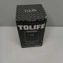 ToLife Dehumidifiers for Home 30 OZ Water Tank with Auto-Off 500 sq.ft Portable Small Dehumidifier for Bathroom Bedroom RV Closet Room 7 Colors LED Light, White