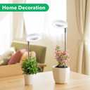 2 Pack LED Grow Lights for Indoor Plants, Full Spectrum Plant Light with Adjustable Height 7.8"-26", 3 Colors 5 Dimmable, Auto Timer 3/9/12H, Plant Growing Lamps with Succulents Herbs