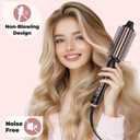 Farery Thermal Brush 5 Adjustable Temps, 1.5 Inch Hot Curling Brush for Big Bouncy Curls, Non-Blowing Heated Round Brush, Ceramic Curling Wand for Medium & Long Hair, Dual Voltage for Travel