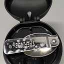 THERMOS FUNTAINER Insulated Stainless Steel Food Jar, 16 Ounce, Kids Lunch with Foldable Spoon, Push-Button Lid, Matte Black