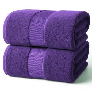 Infinitee Xclusives– Luxury Bath Sheets Towels – 2 Pack 600 GSM (35X70 Inches)– 100% Ring Spun Cotton Extra Large Bath Towels for Bathroom – Super Soft, Absorbent, Hotel & Spa Quality|Profound Purple|