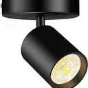 VANoopee Flush Mount LED Ceiling Spotlight Dimmable Adjustable Spotlight Directional Spot Lights Indoor Bright Can Accent Fixture for Living Room Bedroom - CRI90 Flicker Free 10W 800lm 3000K,White