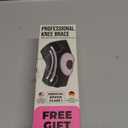 DR. BRACE ELITE Knee Brace with Side Stabilizers & Patella Gel Pads for Maximum Knee Pain Support and fast recovery for men and women-Please Check How To Size Video (Large, Orion)