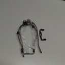 Lamp Harp 7 Inch, Saangseon Light Duty Antique Brass Lamp Shade Holder Replacement with Finial and Detachable 3/8 Saddle Base, Set of 2 DIY Lighting Accessories