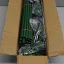 2 Pack Square Tomato Cages for Garden Heavy Duty Plastic Coated Steel Pipe Tomato Stakes Cages, Trellis Tomato for Potted Plants, Tomato Cages Plant Stakes for Climbing Vegetable Plants Flowers Fruit