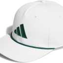 Adidas Men's Tour 5-Panel HAT, White/Collegiate Green, One Size