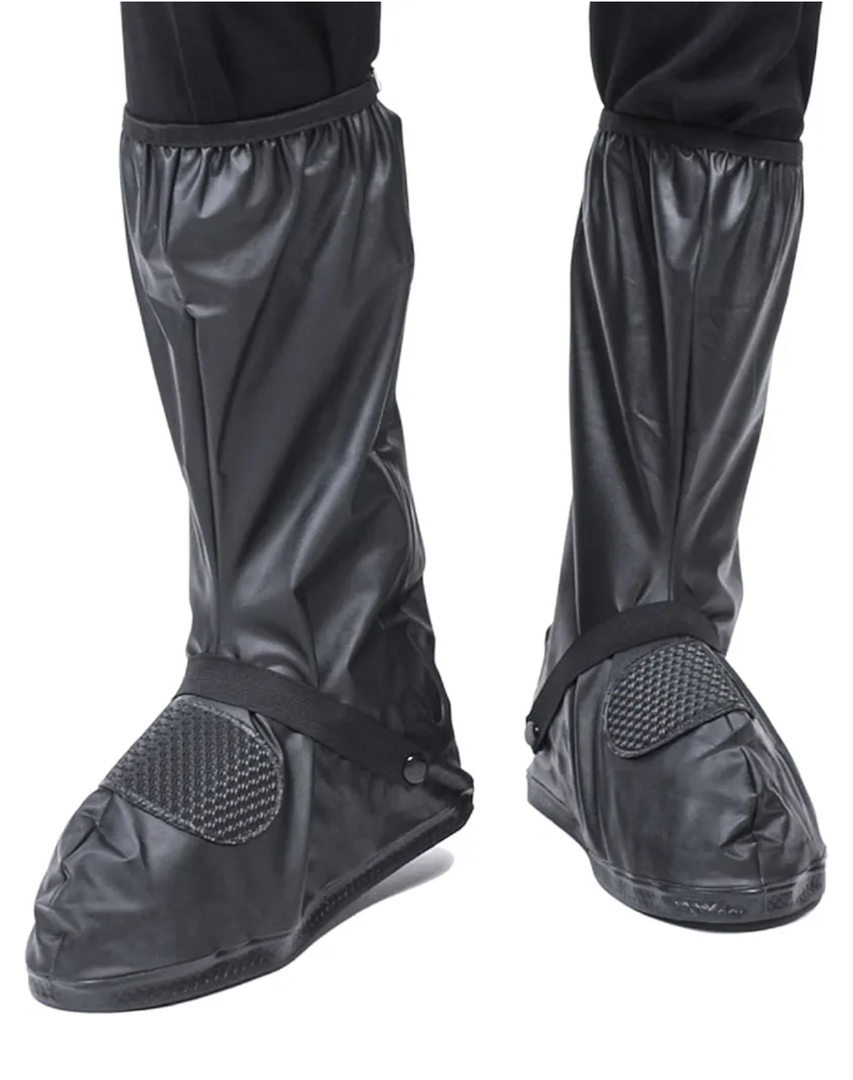 VXAR Waterproof Shoe Cover Motorcycle Black, 3XL