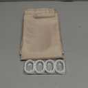 Gibelle Stall Small Shower Curtain Liner 36 x 72 Inches, Beige Shower Curtain Liner, Washable Waterproof Fabric Shower Liner for Bathroom, Machine Washable