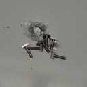 10 Set Roof Rack Bolts, M8x35mm Stainless Steel T Slot Bolts Track Bolts with Nut Washer Square Sliding Blocks for Roof Rack Cross Bars, Kayak, Ski, Bike, Awning, Solar Panel