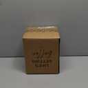 LE TAUCI Kitchen Utensil Holder, 7.2" & 5.4" Ceramic Utensil Crock for Countertop, Large Heavy Weighted Spatula Organizer, Rustic Farmhouse Decor, Vintage Two-Tone Glaze, Set of 2, Brown & White