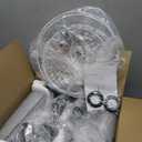 Charging Table Lamps Set of 2, nightstand lamp with USB Ports Bedside Desk lamp for Living Room Bedroom,Black Spiral cage Base Design 3 Color Temperature LED Bulbs Included.