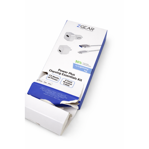 ZGEAR 3PC 1,5A 8 Pin Cable Car Wall Charger 