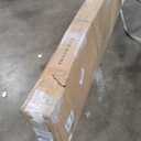 DWVO Farmhouse TV Stand with Power Outlets & LED Lights, Entertainment Center for TVs up to 80", TV Console with Storage Cabinets & Open Shelves for Living Room (Washed Grey) (70")