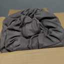 KSIIA Orthopedic Dog Bed Dog Crate Bed Waterproof for Large Dogs Deluxe Plush Washable Pet Mat with Egg Crate Foam & Removable Cover, 35 x 22 Inch, Gray (Light Grey)