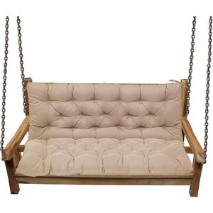 Replacement Cushions for Swing, Swing Cushions 3 Seater Replacement, Waterproof Thicken Washable Pad Cushion for Outdoor Indoor Furniture Swing Patio (Khaki, 40x60 inch)